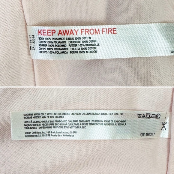 Anthropologie Daily Practice Glass Beach Zip Up Hoodie Vest Peach Size Medium - Picture 13 of 13